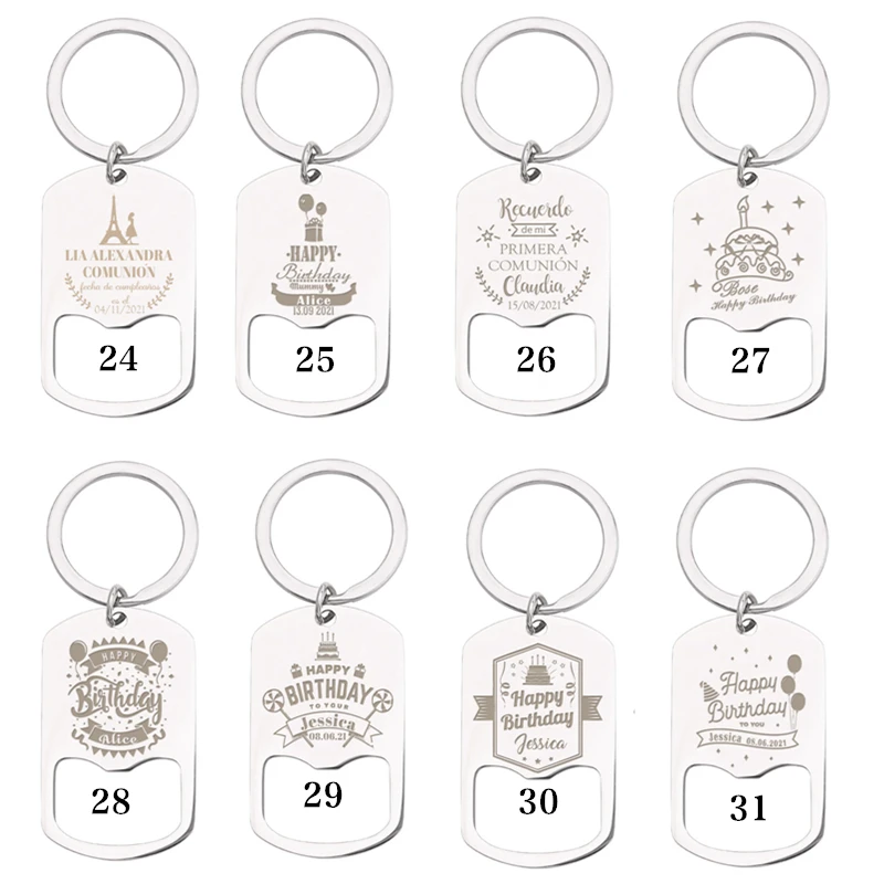 Personalized Bottle Opener Customized Calendar Name Date Beer Bottle Opene Keychain/Key Ring Party Wedding Favor Gifts Souvenirs 19 H1526fad7e0244b4e991d13bad2985dcfQ