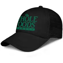 LHSPOSIFD унисекс Для мужчин Бейсбол шляпка для девочек; симпатичное Регулируемая сетка на открытом воздухе предварительная фильтрация всего продуктов-Рынок-личных данных с изображением логотипа на плоской подошве Кепки