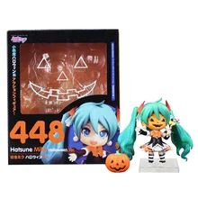 Цветная коробка Хацунэ Мику Хэллоуин Nendoroid 448 ПВХ фигурка Модель Коллекция игрушек " 10 см