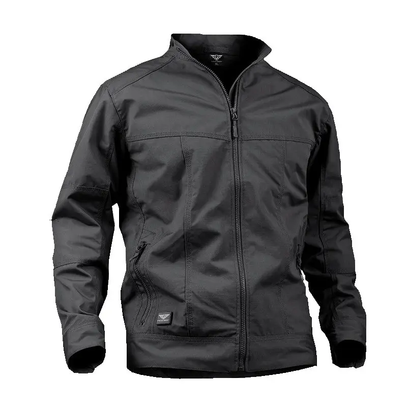 Black Polyester Jacket Men Windproof Military Windbreaker Ropa Militar Hombre Man Spring 2019 Camouflage Army HH50JK | Мужская одежда