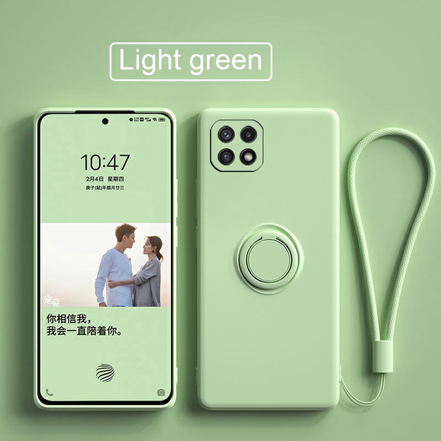 Silicone Magnetic Ring Holder Case For Samsung Galaxy A22s Case On Samsung A22s A22 s 5G Stand Strap Ring Silicon Cover