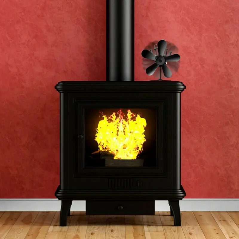 

Fireplace Fan Fuel Saving Heat Powered Efficient Distribution Stove Wood Log Burner Circulating Hot Air Eco Ventilator