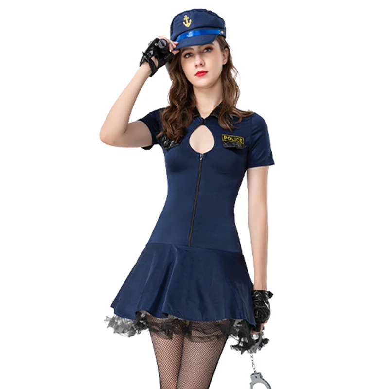 Groot Ingenieurs Is aan het huilen Sexy Politie Vrouwen Kostuum Cop Vrouwelijke Officier Uniform Fancy Dress  Halloween Kostuum Volwassen Jurk Hoed Pak|Vakantie Kostuum| - AliExpress
