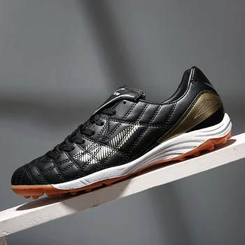 

2019 New Kids Shoes Quality Boys Girls Soccer Cleats Turf Sneakers Comfortable Children Football Sneakers Trainers Design