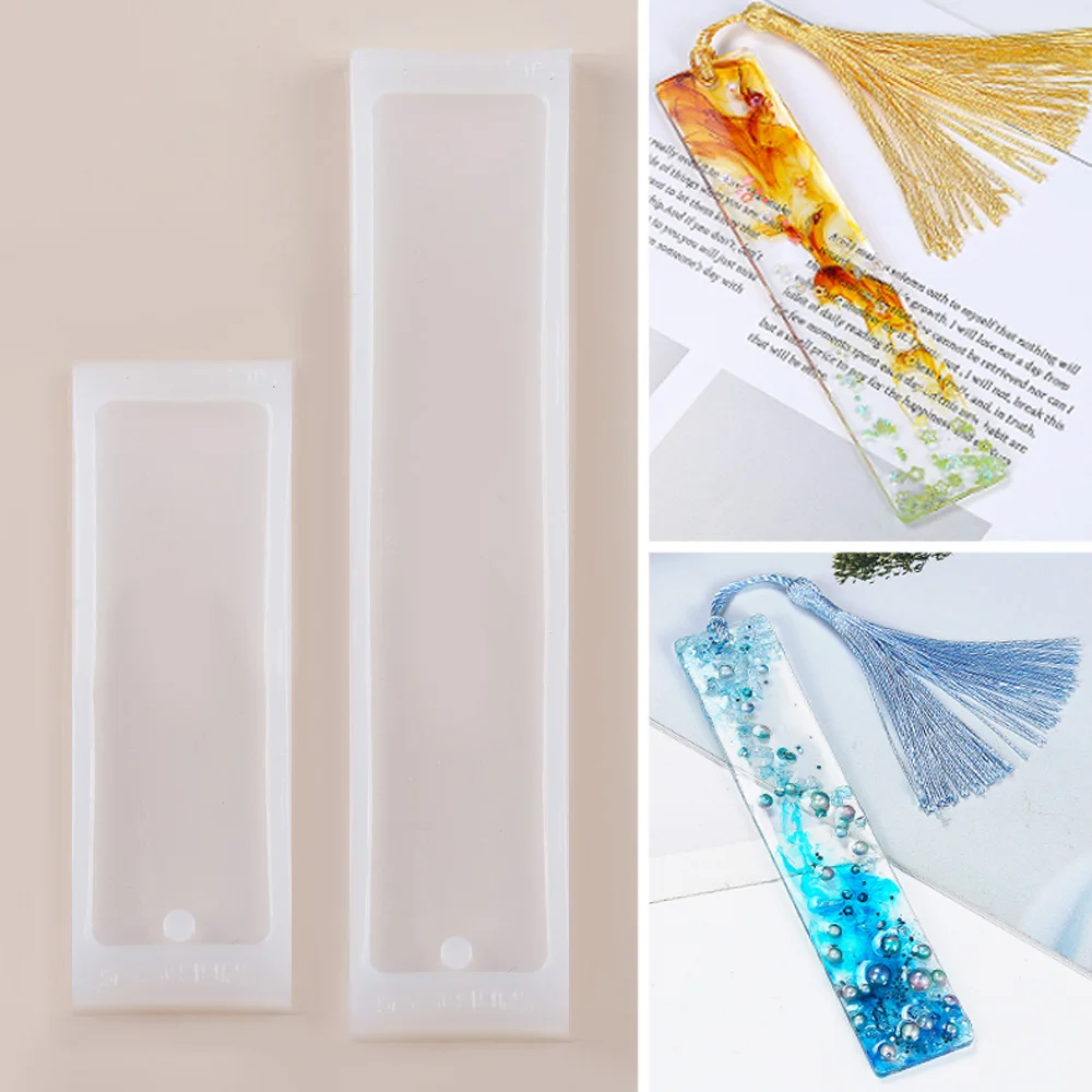 Rectangle Silicone Bookmark Mold DIY Bookmark Mould Making Epoxy Resin  Jewelry DIY Craft Silicone Transparent Mold - AliExpress