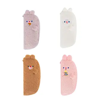 

Cute Bear Pencil Case Plush Pen Bag Cosmetic Stationery for Kids Gift