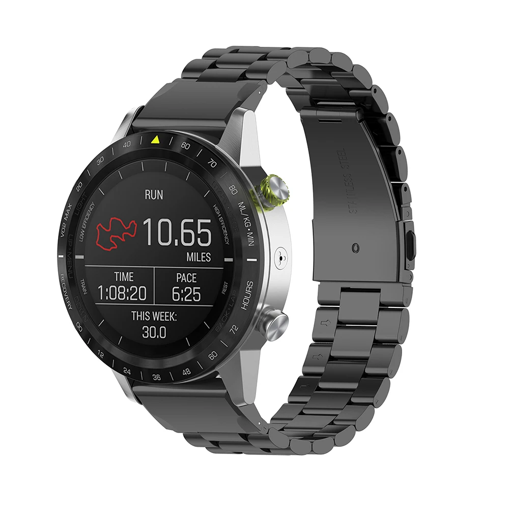 Ремешок из нержавеющей стали с тремя бусинами для часов Garmin Fenix6S 5S 5S Puls Сменные аксессуары для браслетов