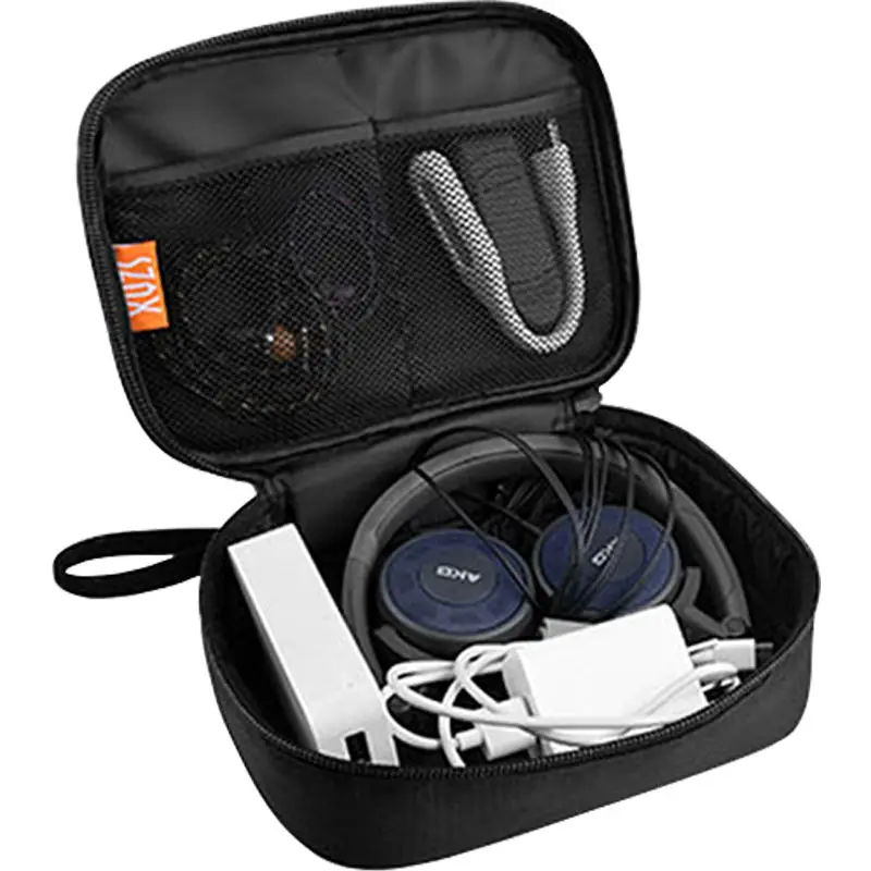 1Pcs Portable Earphone Data USB Cable Travel Case Organizer Pouch Storage Bag 
