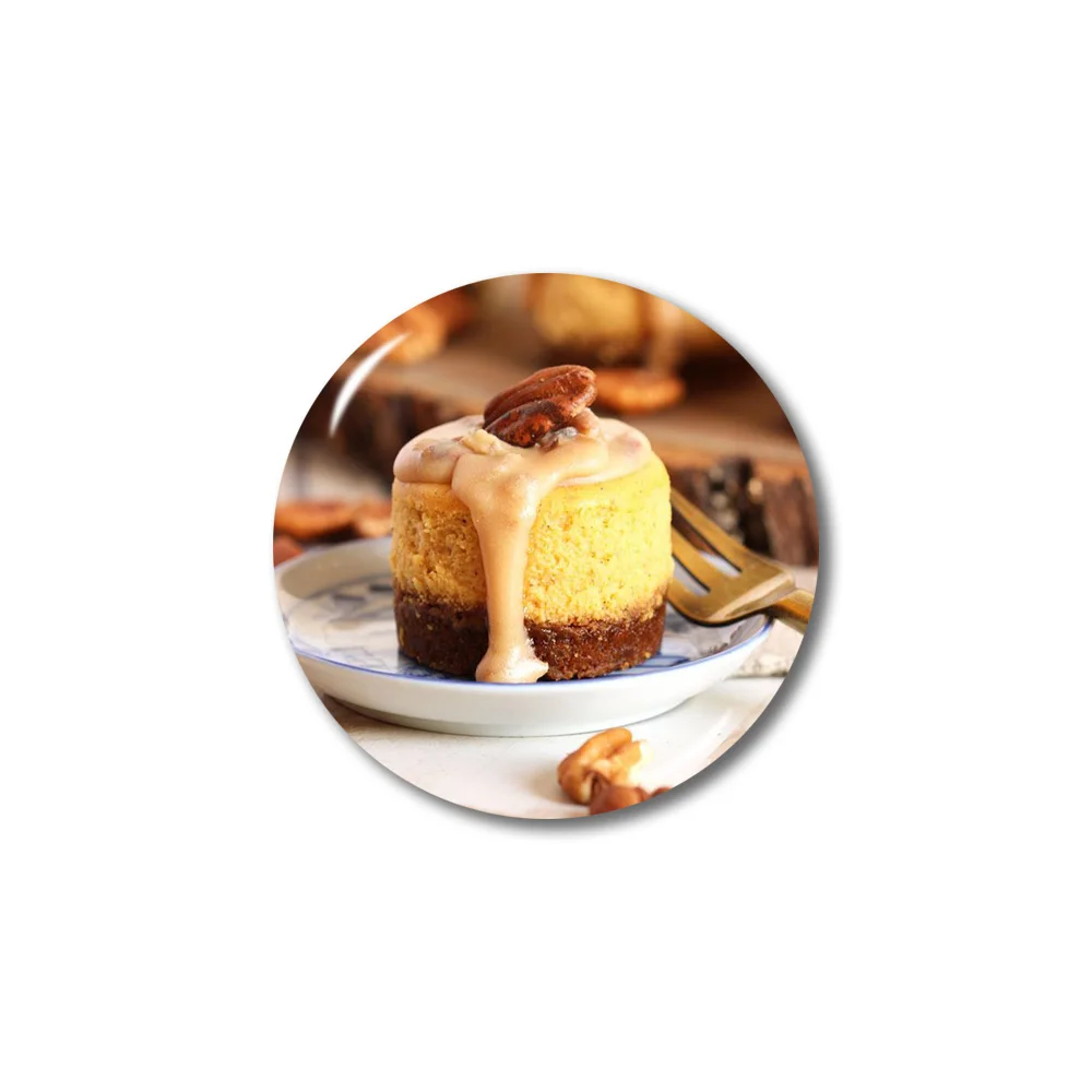 Lychee Cake серии 3D магнит на холодильник круглой формы магниты на холодильник сувениры для путешествий Украшение Дома кухни