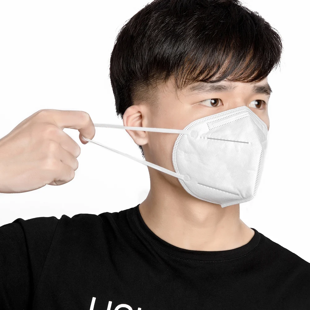 

10PCS Disposable KN95 Mask FFP2 Protective Mask Safety Masks 99% Filtration for Dust Particulate Pollution N95 Protection