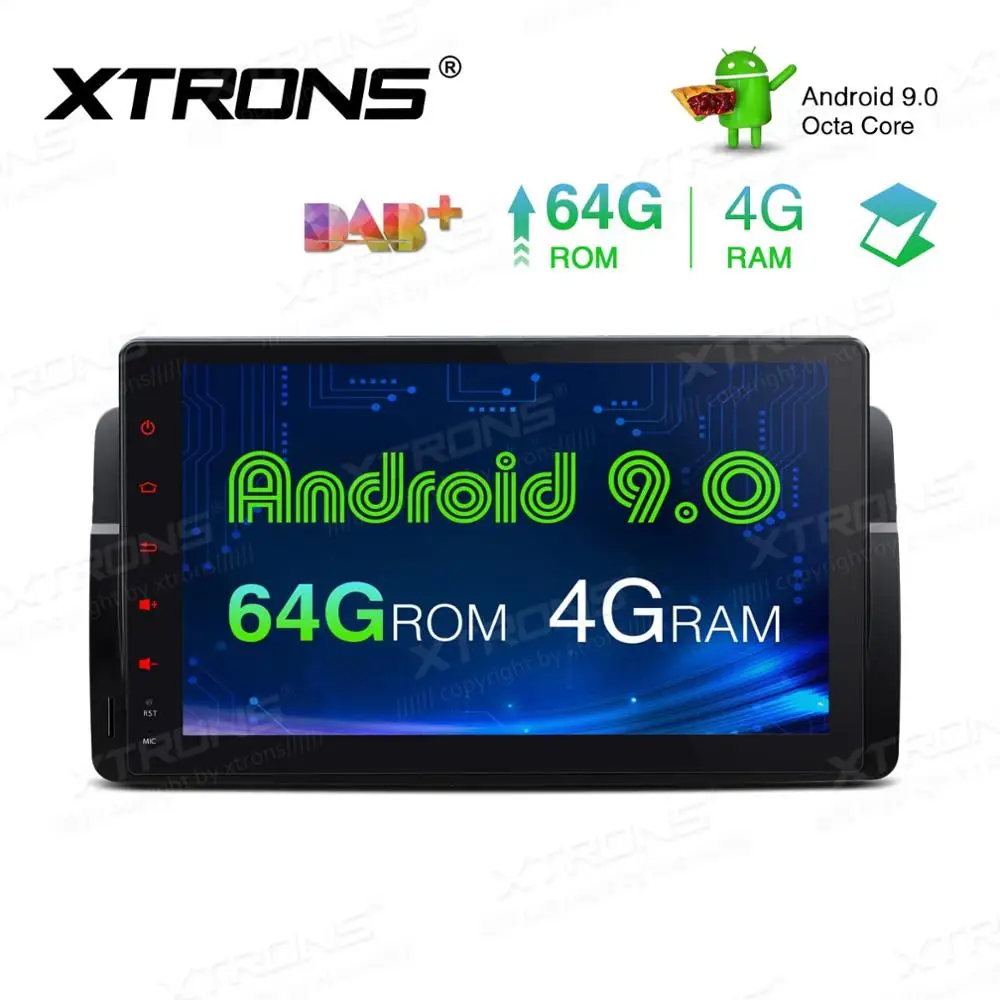 Best 9" Android 9.0 Pie OS Car Navigation GPS Radio for BMW E46 1998-2006 & BMW E46 M3 2000-2006 with Car Play Function Support 3