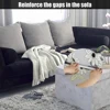 25Pcs Stretch Sofa Slipcover Foam Strip, 25 Pcs Non Slip Foam Grips for Couch Slipcovers, Anti-Slip Foam Strip Gap Filler Foam 4
