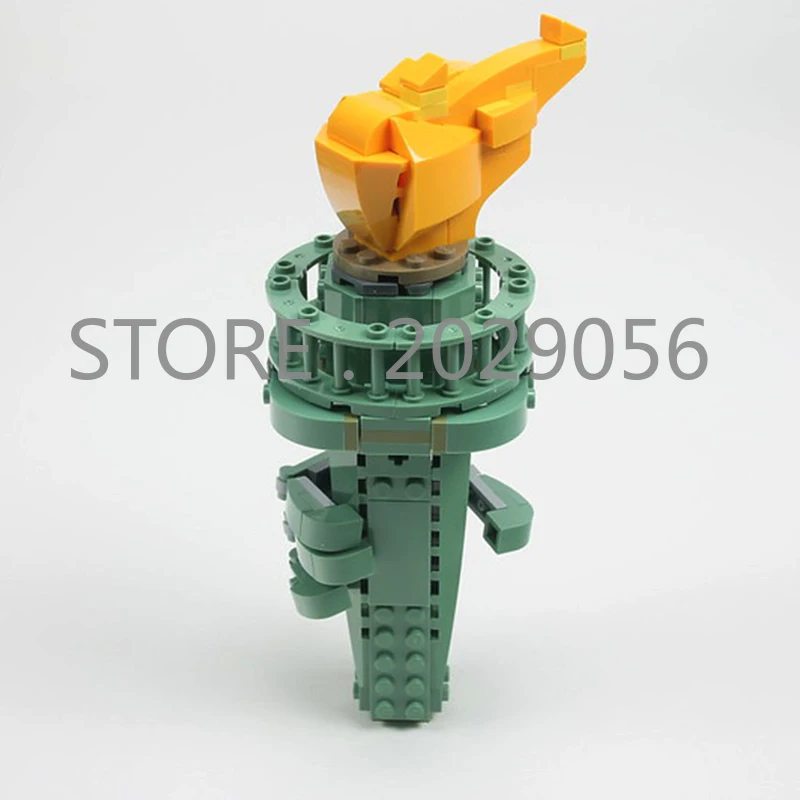 Цена В наличии Добро пожаловать в apocalypseberg 45014 фильм 2 Seies 3178 шт Статуя Свободы Строительные блоки Кирпич совместим с Bela 70840