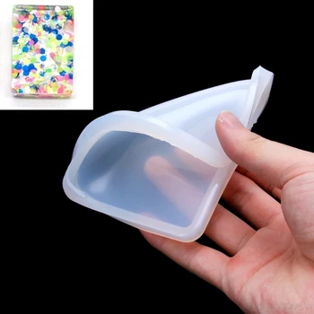 

Soft Pottery Base Mudboard Mold Silicone Jewelry Making Mould DIY Resin Handmade S29 20 dropshipping