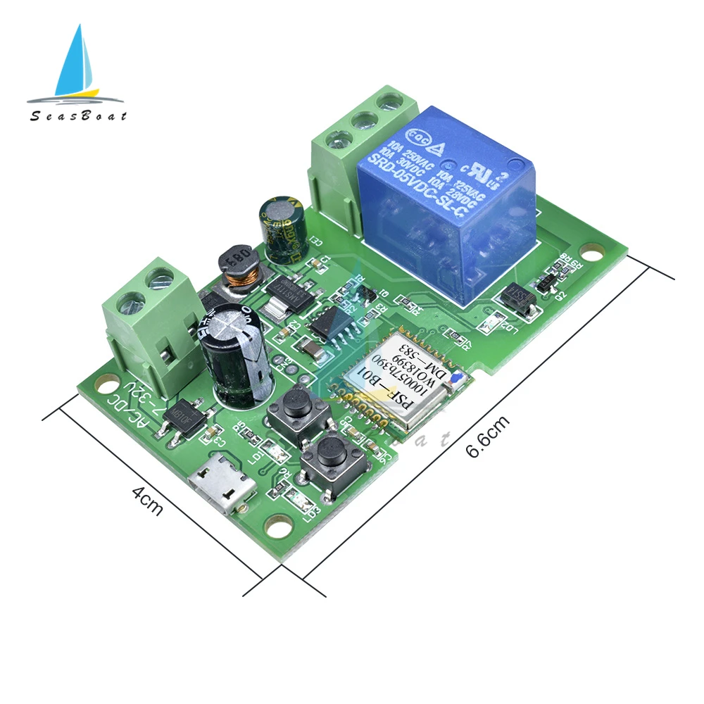Description Picture 5 of itemDC5V DC12V Wifi Relay Module for eWeLink APP Remote Control Self-lock Wireless Delay Relay for Smart Intelligent Home Switch
