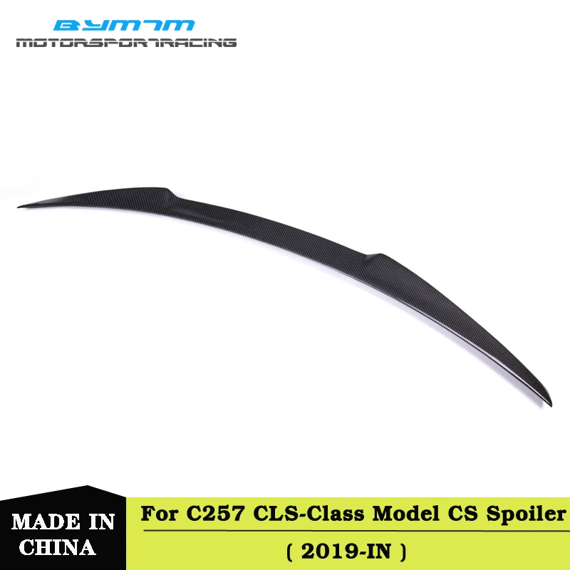 CS Стиль корпус из углеродного волокна спойлер для Benz C257 CLS350 CLS450 CLS500