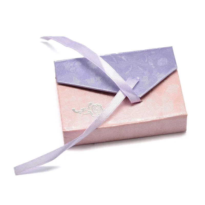 

40 pcs Cardboard Box, Rectangle, Pendant Box, Lilac, 8.5x6.2x2.3cm
