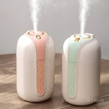 Портативный Перезаряжаемый USB увлажнитель воздуха диффузор эфирного масла с USB вентилятором воздуха и светодиодной подсветкой 300 мл ароматерапевтические диффузор мини