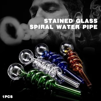 

Spiral glass fuel burner pipe, oil burner, glass pipe,best gifts for men women