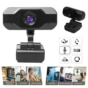 

Webcam USB 2.0 3.0 360 Rotation HD Webcam Camera Computer Camera Notebook Laptop Microphone Video For Win Xp Win 78 10 Linx