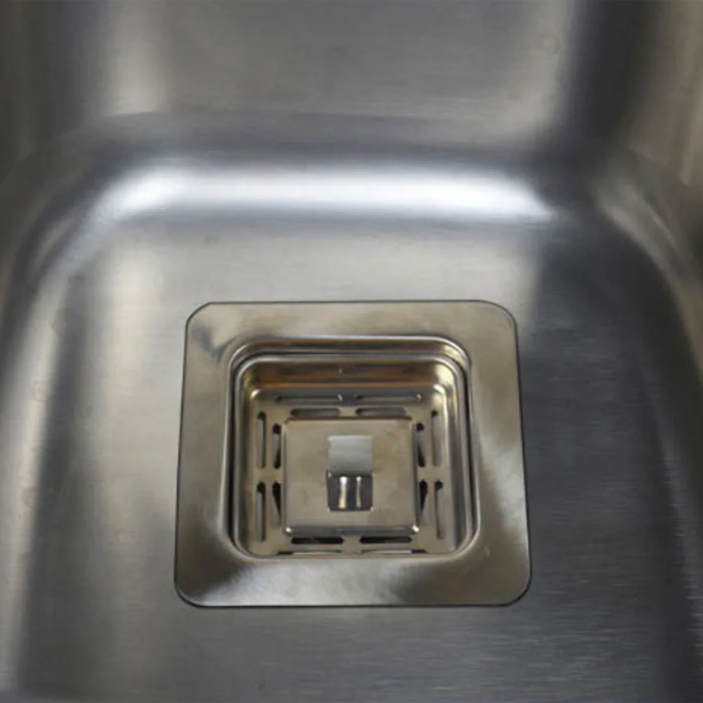 Talea Stainless steel Square Sink Drain Strainer Plug 78*78mm'