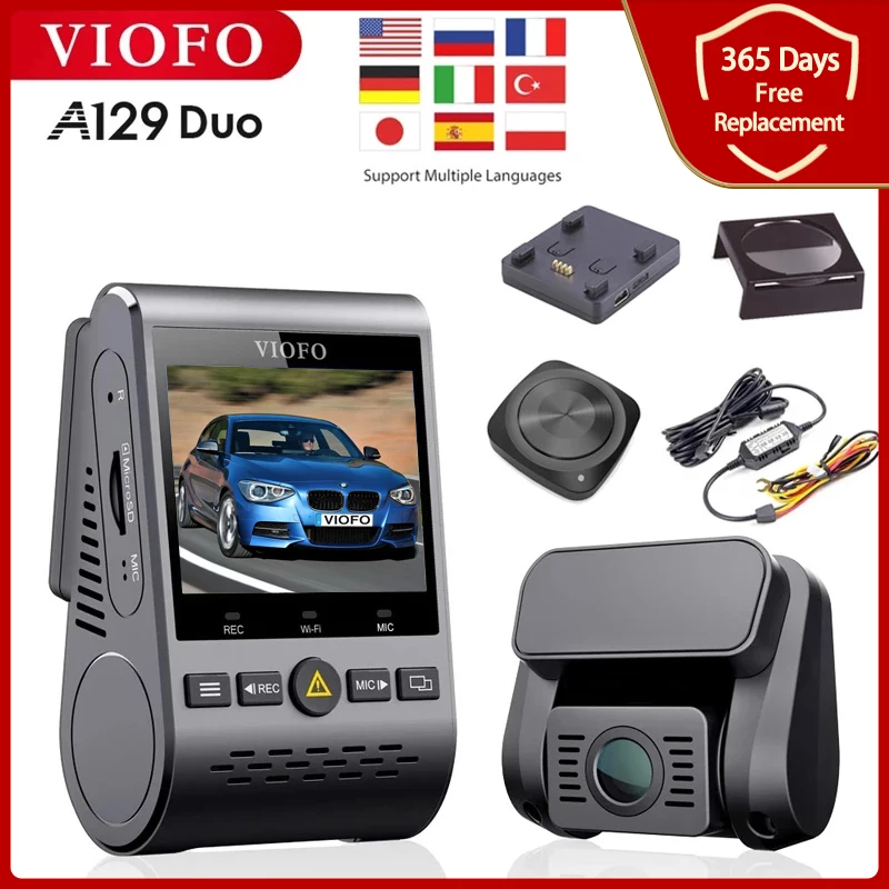 VIOFO Dual Channel 5GHz Wi-Fi Remote control Full HD 1080P Vehicle Car DVR Rear Dash Camera DashCam IMX291 Starvis Sensor A129 dash cam,dash cam accessory set,car dvr monitor,rearview camera