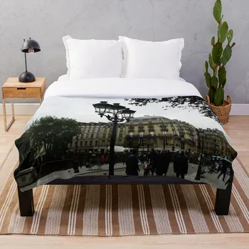 

Paris 18 Throw Blanket Soft Sherpa Blanket Bed Sheet Single Knee Blanket Office Nap Blanket