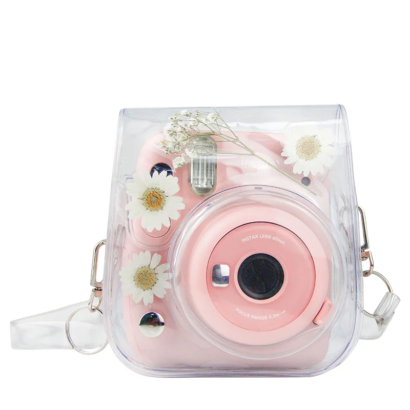 Mini 8+ Camera Mini 8 White Floral Wolven Protective Case Bag Purse Compatible The Fugifilm Mini 9 