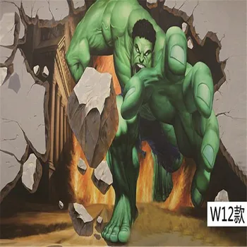 

Large wallpaper mural custom 3D stereo Avengers anime theme background wallpaper mural