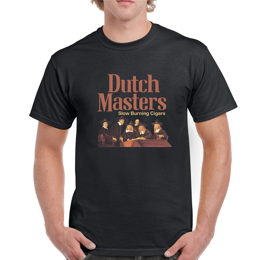 Dutch Masters Retro Logo Cigar Smoke Tobacconist Cohibas Blunts T Shirt Male Female Tee Shirt T Shirts Aliexpress