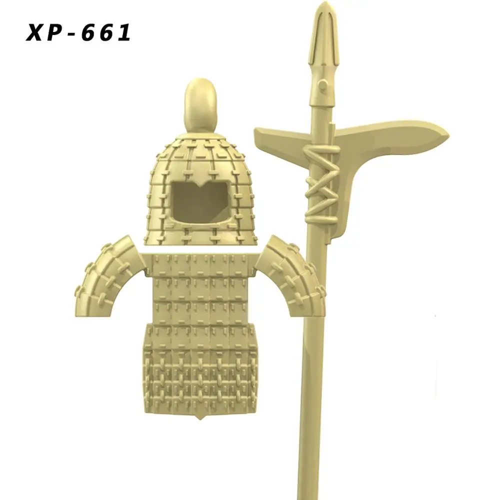 KT1089 Qin терракотовые воины Мумифицированные мини солдаты армии используются в