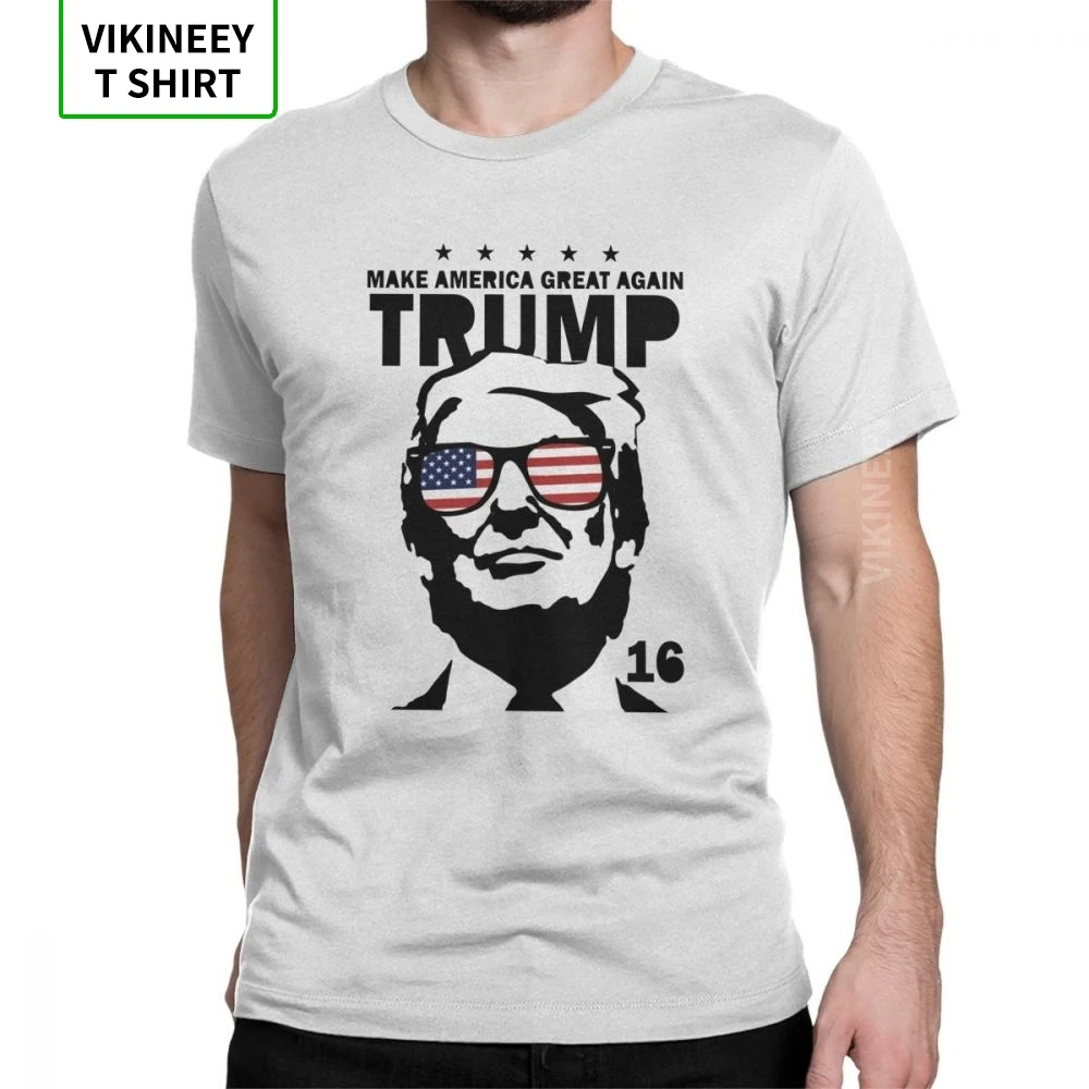 

Men T Shirt Donald Trump Make America Great Again Shirt Short Sleeve Tee Shirt Crew Neck Tops 100% Cotton Summer T-Shirt