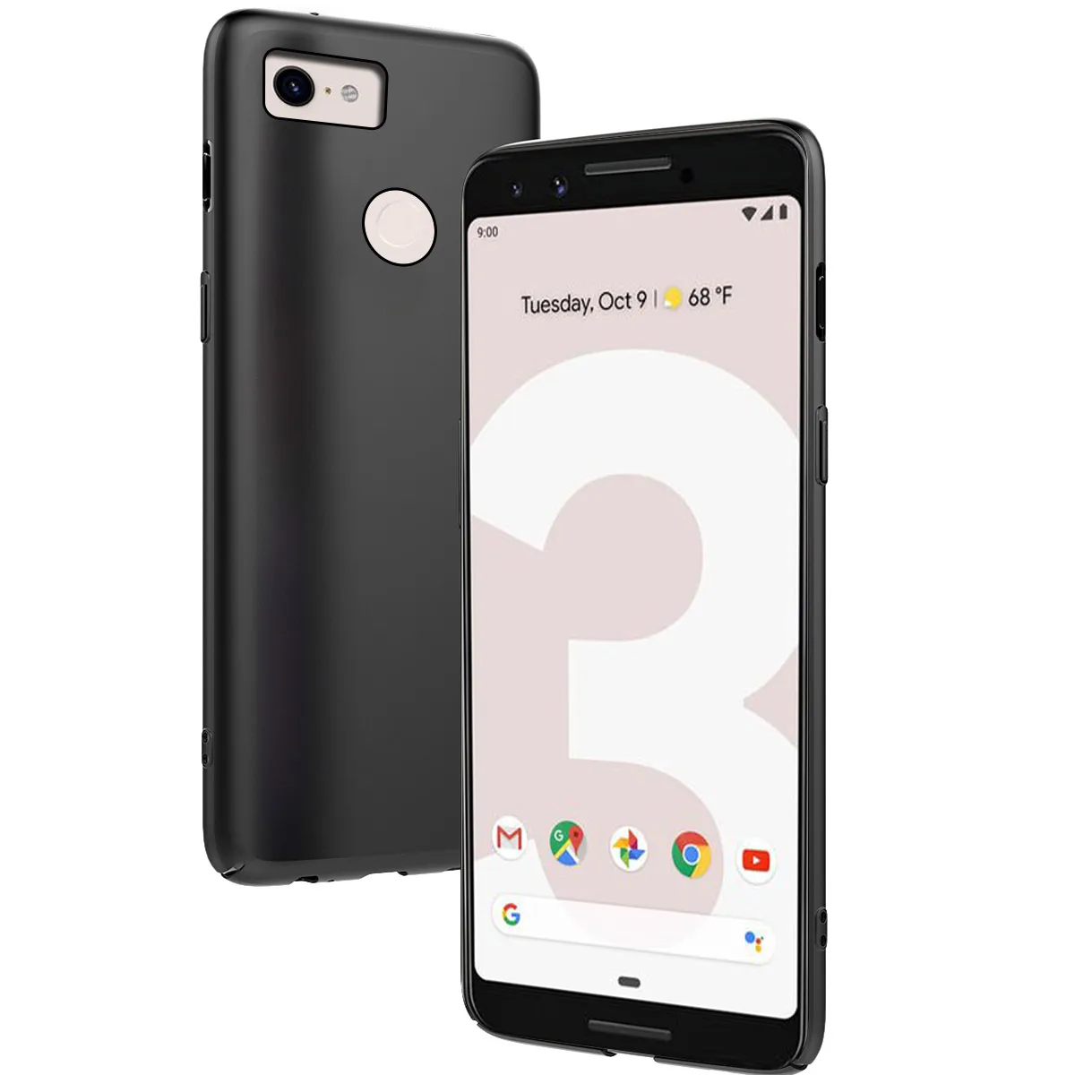 Тонкий противоударный матовый мягкий чехол для Google Pixel 3 XL 2 3A 4 | Мобильные