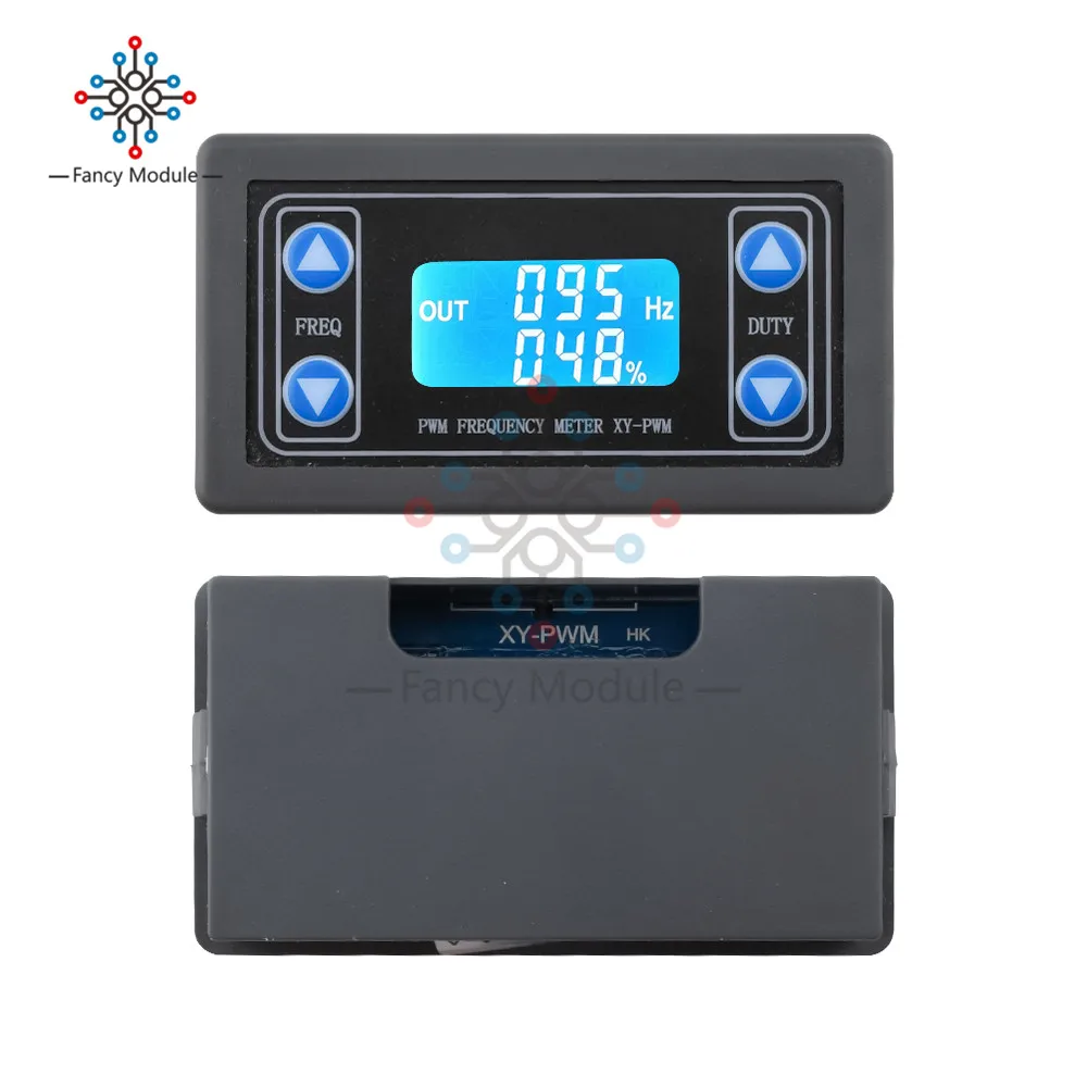 1Hz-150KHz Adjustable Meter PWM Signal Generator Frequency Meter DC 3.3-30V Liquid Crystal Display Duty Cycle Frequency 2