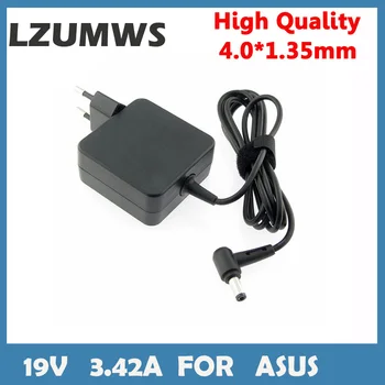 

LZUMWS EU 19V 3.42A 65W 4.0*1.35 power Charger Laptop adapter For Asus Zenbook UX32VD UX305CA ux31a x201e ux305f s200e ADP-65DW