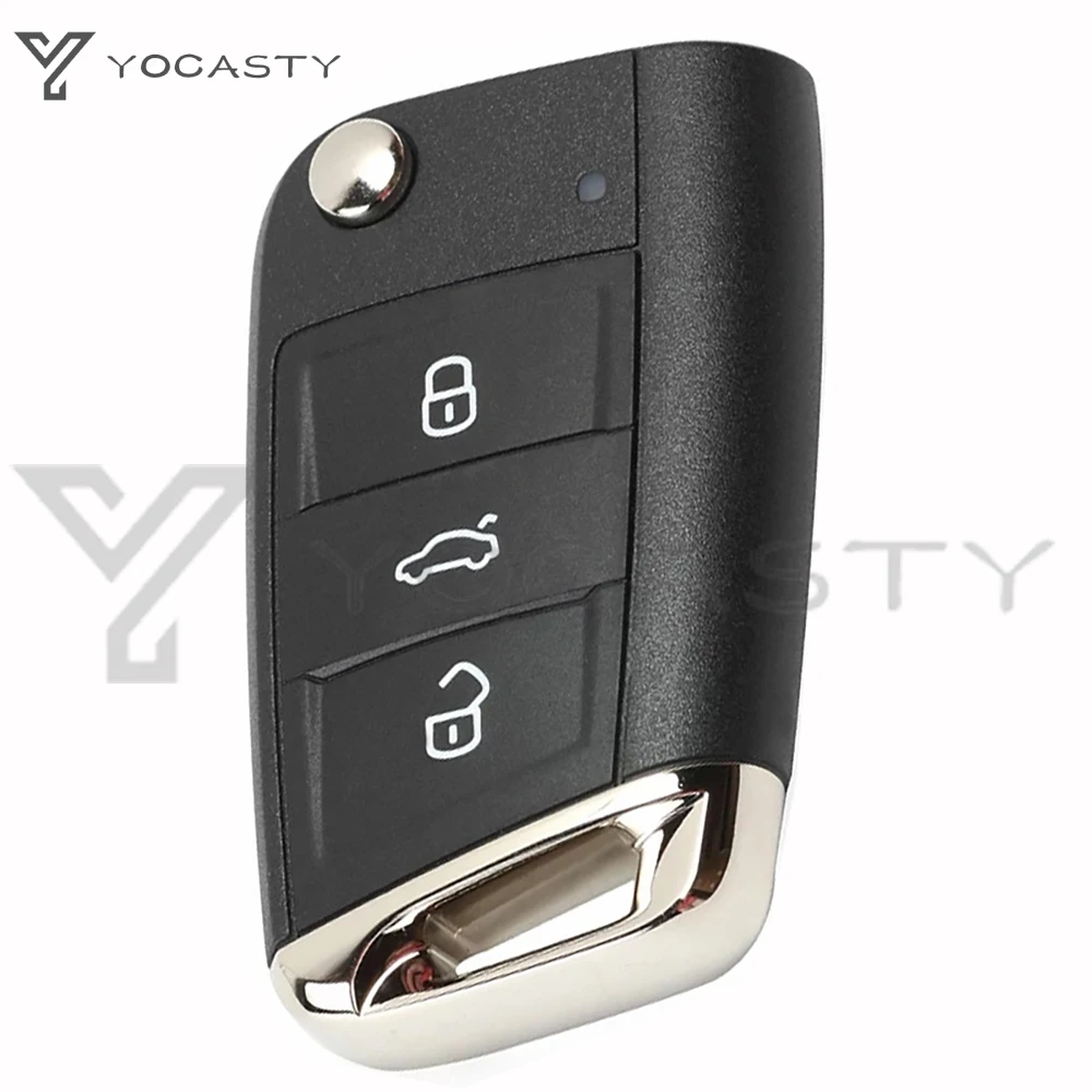 Remote Car Key 433MHz Megamos MQB Chip for VW Golf Mk7 Polo Tiguan Skoda Octavia Leon 2012-5G6959752AB BB 6V0959752D car remote key car key