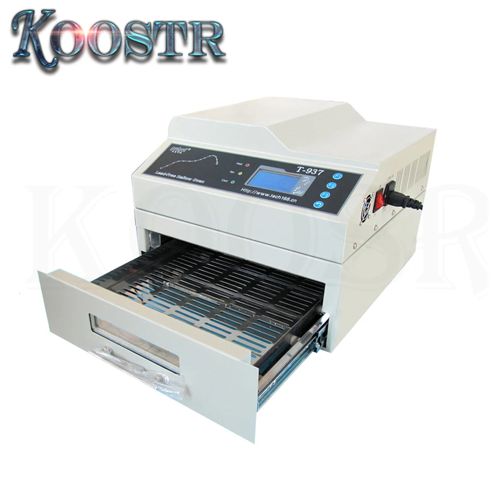 

PUHUI Authorized T-937 Leadfree Relow Oven Infrared IC Heater Reflow Solder Oven BGA SMD SMT Rework Sation