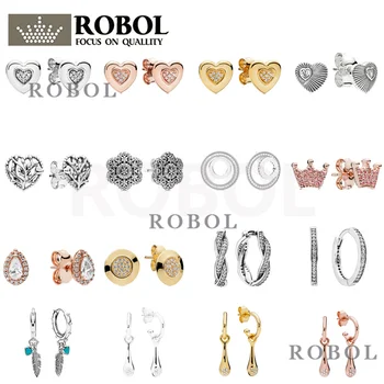 

Original High-quality Boutique 925 Sterling Silver Earrings, New Exquisite Jewelry, Love and Other Styles, Pure and Romantic