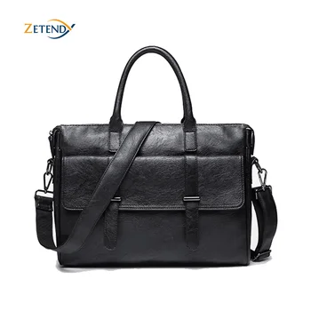 

Business Casual Men's Bag Shoulder Messenger Bag Waterproof PU European and American Style Leisure Briefcase Trend Laptop Bags