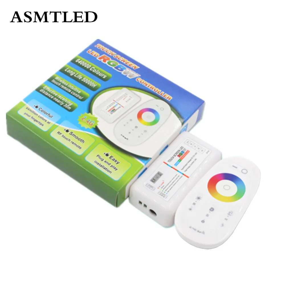 Светодиодный сенсорный экран RGB RGBW Control ler 2 4G беспроводной DC12 24V RF пульт
