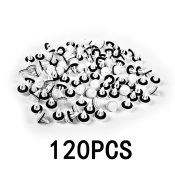 

White Mouldings Trim Replacement Car Door clips Panel Fixing Fasteners For BMW BE36 E38 E39 E46 Durable Useful