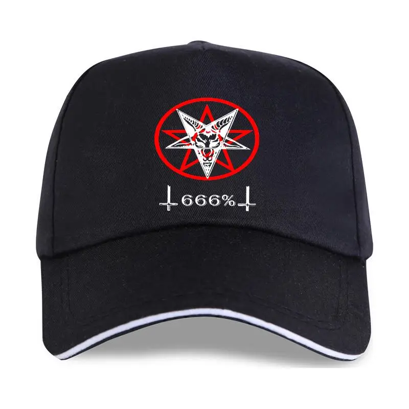 Новинка 666 Черная бейсбольная Кепка в стиле сатана с пентаграммой Baphomet темной
