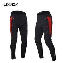 Lixada мужские уличные штаны для велоспорта зимние теплые дышащие удобные брюки с мягкой подушкой одежда для велоспорта