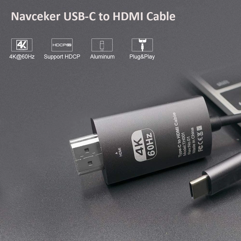 2026 Best USB C 3.1 to HDMI 4K Adapter Cables Type C to HDMI Cable for MacBook S