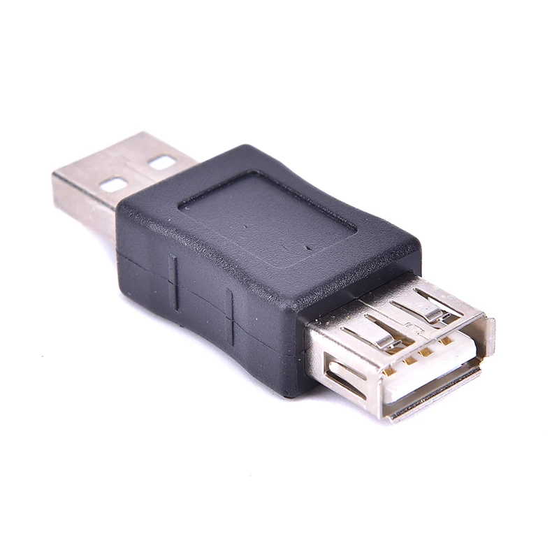 Черный USB 2,0 Тип A Женский к Micro USB B Женский адаптер переходник USB 2,0 к Micro USB разъем