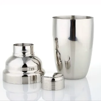 

1Pcs New Arrive Stainless Steel Cocktail Mixer Boston Style Cocktail Shaker Wine Martini Drinking Shaker For Party Bar Tool