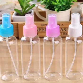 

5 pcs/set Mini Plastic Transparent 100ml Small mini Spray Empty water Bottle Bottle For Make perfume moisture Refillable bo R2P8