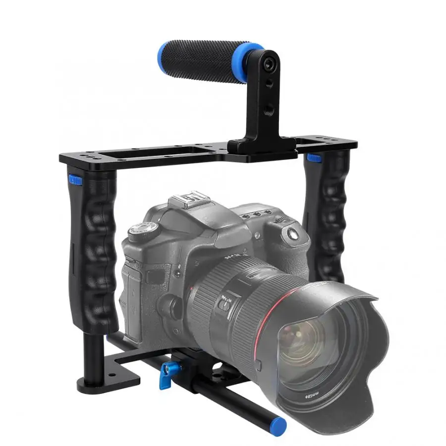 YELANGU C2 DSLR крепление для камеры с верхней ручкой комплект для фотостудии кролик клетка стабилизатор для микропленочной съемки для DV камеры