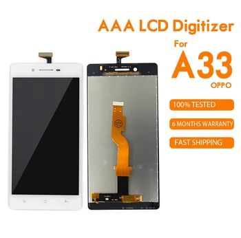 

5.0" IPS LCD For OPPO A33 A57 A37 LCD Display Touch Screen Digitizer Assembly 100% Tested Original AAA LCD Screen Replacement
