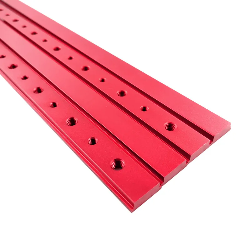Aluminum M6/M8 T Track Slider Woodworking T Track Tool For 30/45 Type T-Track Jigs Screw Slot Fastener
